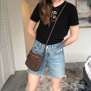 Levi’s 501 mid thigh jean shorts